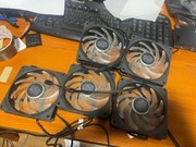 5x Cooler Master DF1202512RFUN RGB 120mm 
