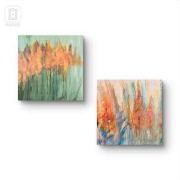 Kompozycja prac na płótnie 40x40x2,  Podlasie 