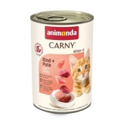 Animonda Carny Kitten o smaku wołowina + indyk 400g (20 sztuk)