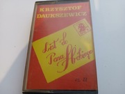 KRZYSZTOF DAUKSZEWICZ LIST DO PANA HRABIEGO CZ 2 KASETA MAGNETOFONOWA
