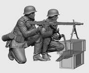 2x figurki Niemców plus to co na zdj1/35
