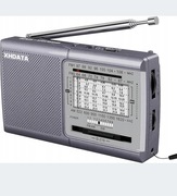 XHDATA D219 - Przenośne Radio Kieszonkowe AM/FM/SW | Szare