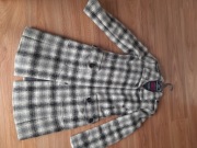 Płaszcz w kratkę polskiej firmy Janbor