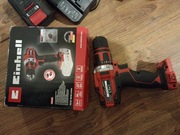 Zestaw Einhell szlifierka kątowa+wkrętarka+bateria+ładowarka