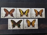 Znaczki ZSRR 1987 fauna motyle 