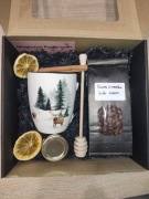 MINI BOX dla Niego zestaw prezentowy kubek jeleń las święta prezent