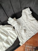 Przepiękny komplet trzy igły 