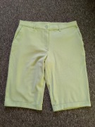 Bonprix Jasno zielone pastelowe spodenki bermudy rozm.38