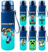 Bidon Minecraft 650 ml Szczelny Do wyboru Butelka Na Wodę