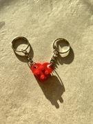 Breloczek Lego serce keychain walentynki prezent valentines breloczek