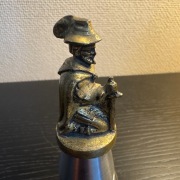 Figurka żołnierzyk muszkieter mosiądz mosiężny