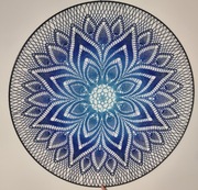 Szydełkowa mandala - łapacz snów - rękodzieło 