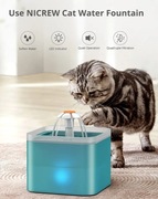 Automatyczna fontanna dla kota / psa NICREW 2L