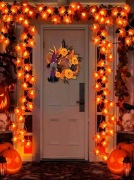 Lampki LED 3m 20 świateł  liść klonu – jesienne dekoracje na Halloween