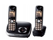 Telefon bezprzewodowy Panasonic KX-TG6522 DUO z sekretarką – komplet,