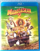 Film MADAGASKAR 2 (BLU-RAY)Magadascar-2,br.śladów używ.,br.folii