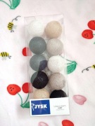 Jysk lampki cottonballs kawaii lolita coquette