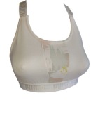 Markowy biały sportowy Top Puma bokserka krótka bluzeczka r M/38