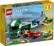 LEGO Creator 3 w 1 31113 Transporter samochodów wyścigowych