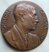 Medal - Francja - Generał Catroux - grawer M.Delannoy