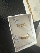 Obrączki ślubne damska 13 i męska 30 złote złoto 585