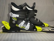 komplet dla juniora narty + buty + gratis