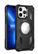 Etui Pancerne Magnetyczne do iPhone 13 Pro, Obudowa, Plecki, Case, Cover