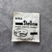 310 szkło szkiełko zbrojone do zegarka vintage srebrny ring Stella