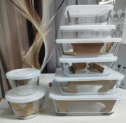 PYREX NACZYNIA ŻAROODPORNE COOK& FREEZE 8 SZT 