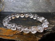 Męska Bransoletka DIAMENT Z HERKIMER – Potężna Energia i Klarowność – 10mm