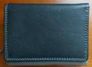 Mala Leather skórzany mały portfel damski czarny szary skóra naturalna nowy