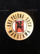 Wpinka ARS POLONA przypinka RUCH WARSZAWA PRL