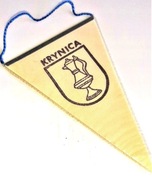 Proporczyk Krynica Herb Miasta Orzeł bez korony