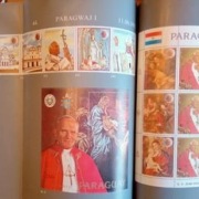 Katalog - Papież - pielgrzym. Jan Paweł II na znaczkach poczt świata. 1987r