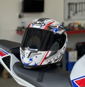 Kask motocyklowy HJC RPHA 10 Ben Spies Replica rozmiar S z ciemną szybką