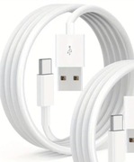 Biały kabel USB typ A do C