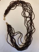 Naszyjnik vintage drobne szklane koraliki!