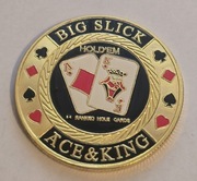 Rzeton z Kasyna Pamiątka Las Vegas Medal NEVADA Magnes 2stronny na lodówkę.