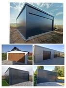 Garaż z płyty warstwowej