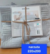 Narzuta welwetowa, aksamitna 220 x 200 nowa, narzuta na łóżko
