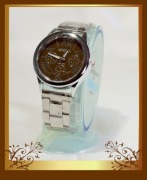 Nowy Zegarek Bransoleta metalowa chromowana na ręk