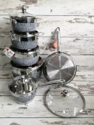 Zestaw garnków Höffner 12 el. HF-9920