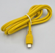 Kabel USB-A do micro USB około 1m żółty ładowanie