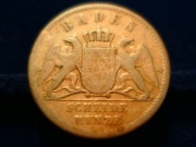 WH-G4 Niemcy  Badenia 1 krajcar 1860