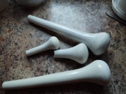 Tłuczek ceramiczny do moździerza aptecznego laboratoryjnego (długi)