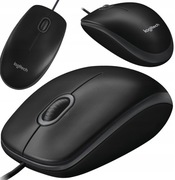 Myszka przewodowa Logitech B100 czarna