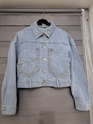 Śliczna krótka kurteczka jeansowa 85% bawełna  XS