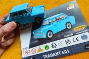 złożone klocki COBI 24539 auto Trabant 601