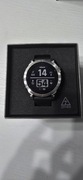 Smartwatch Garmin Fenix 7 srebrny z grafitowym paskiem 