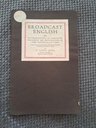 Broadcast English III: Recommendations to Annoucers Regarding 1932